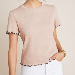 ANTHROPOLOGIE NWT Cathleen Textured Tee